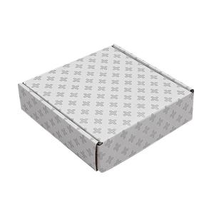 China White E Flute Carton Box Corrugated Cardboard Kraft Mailer Boxes For Clothing Packaging wholesale