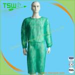 Disposable PP+PE High Fluid Protection Patient Gowns around 40gsm