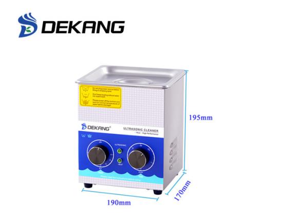 1.3L Small Heated Recessed Industrial Ultrasonic Cleaning Machine Stainless