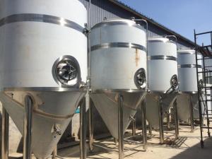 China 3000L 4000L Beer Brewing Equipment Stainless Steel Fermentation Conical Tank wholesale