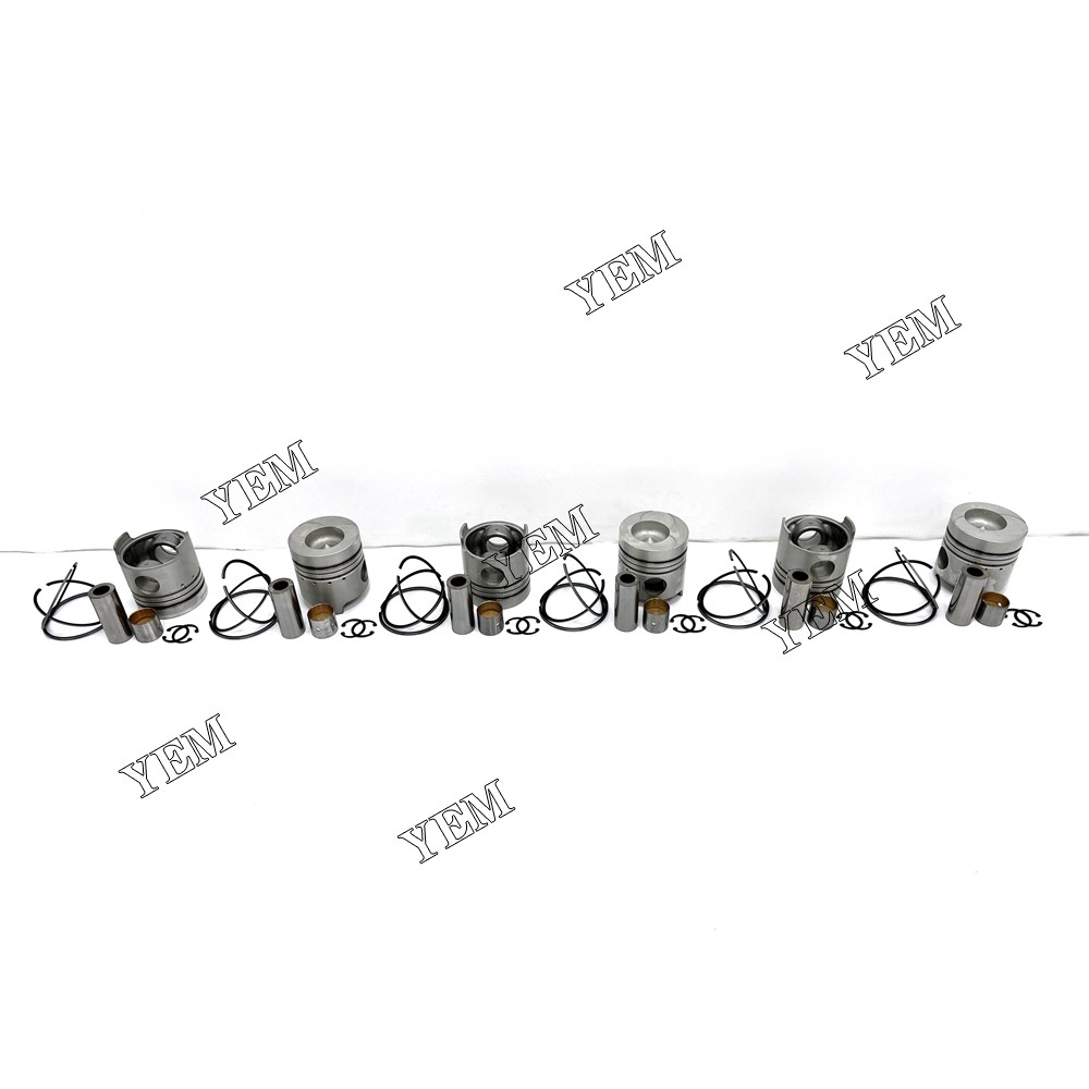 Nissan FD6 Excavator Forklift Engine Parts Piston With Rings