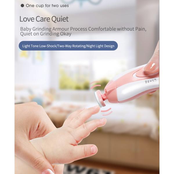 Hot selling Electric Nail Trimmer Nail File Toes Fingernails Care with LED Light for Newborn baby Kids and Adult