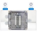 Plastic Junction Box 125*125*75mm Electric Distribution Enclosure Waterproof