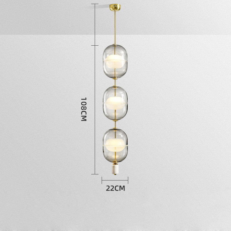 Nordic Glass Pendant Lamp Simple Dining Room Bedroom Decoration Inder Pendant Lamp(WH-GP-145)