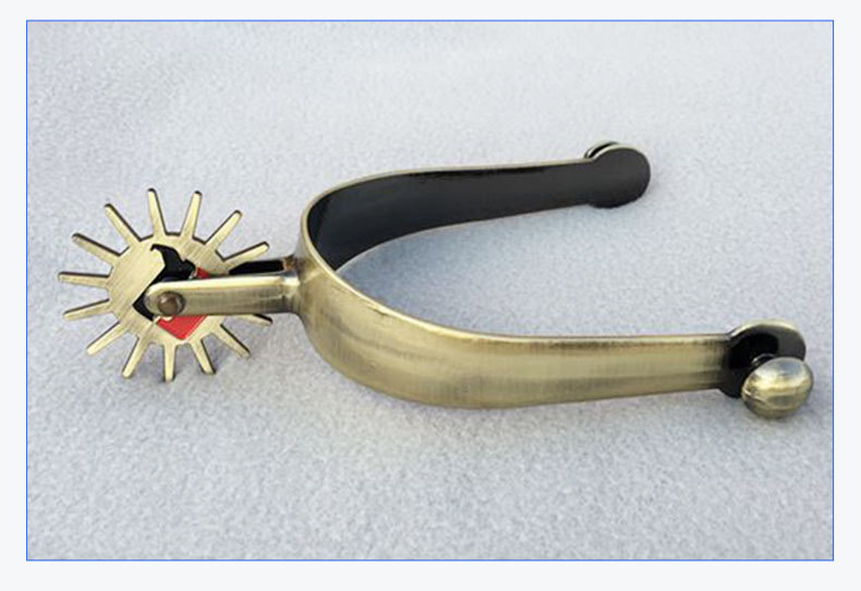 Alloy Horse Spurs Men Rider Horsemanship Western Stainless Steel Equestrian Equipment