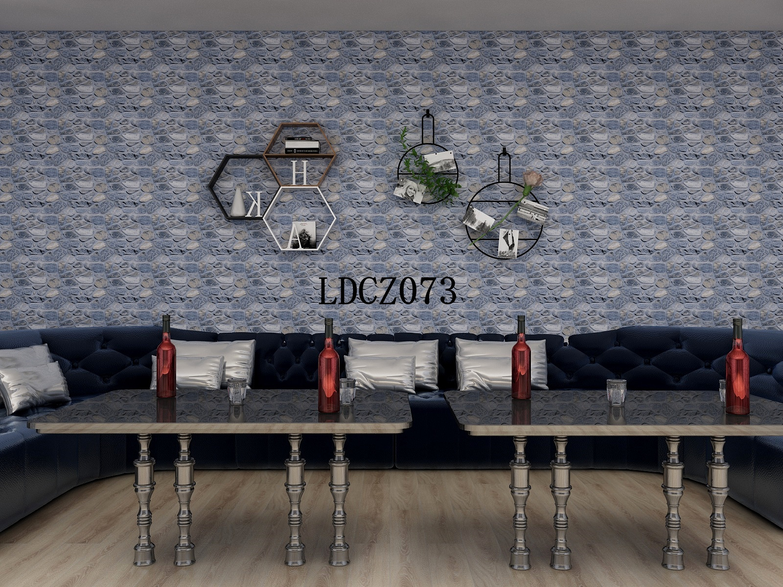 DIY 3D Brick Stone Wallpaper 3D PVC Wallpaper Sticker For Villa Hospital School