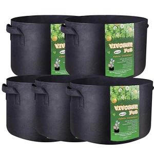 China 3 Gallon 5 Gallon 10 Gallon 25 Gallon 100 Gallon Vertical Garden Grow Bags Aeration Fabric Pots Container wholesale