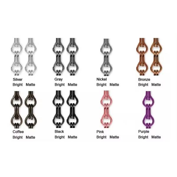 Custom Aluminum Chain Fly Screen Curtain for Easy Installation and Excellent Ventilation