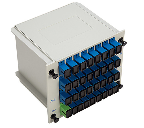 LGX Cassette Type 1*4 1*8 1* 16 1*32 SC UPC FTTH Epon Gpon Fiber Optic Box Plc Splitter