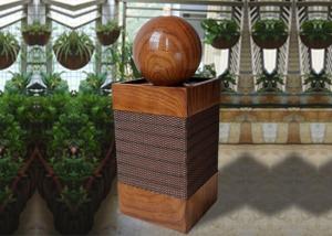China Handmade Lighted Wood Rattan Effect Water Fountain wholesale