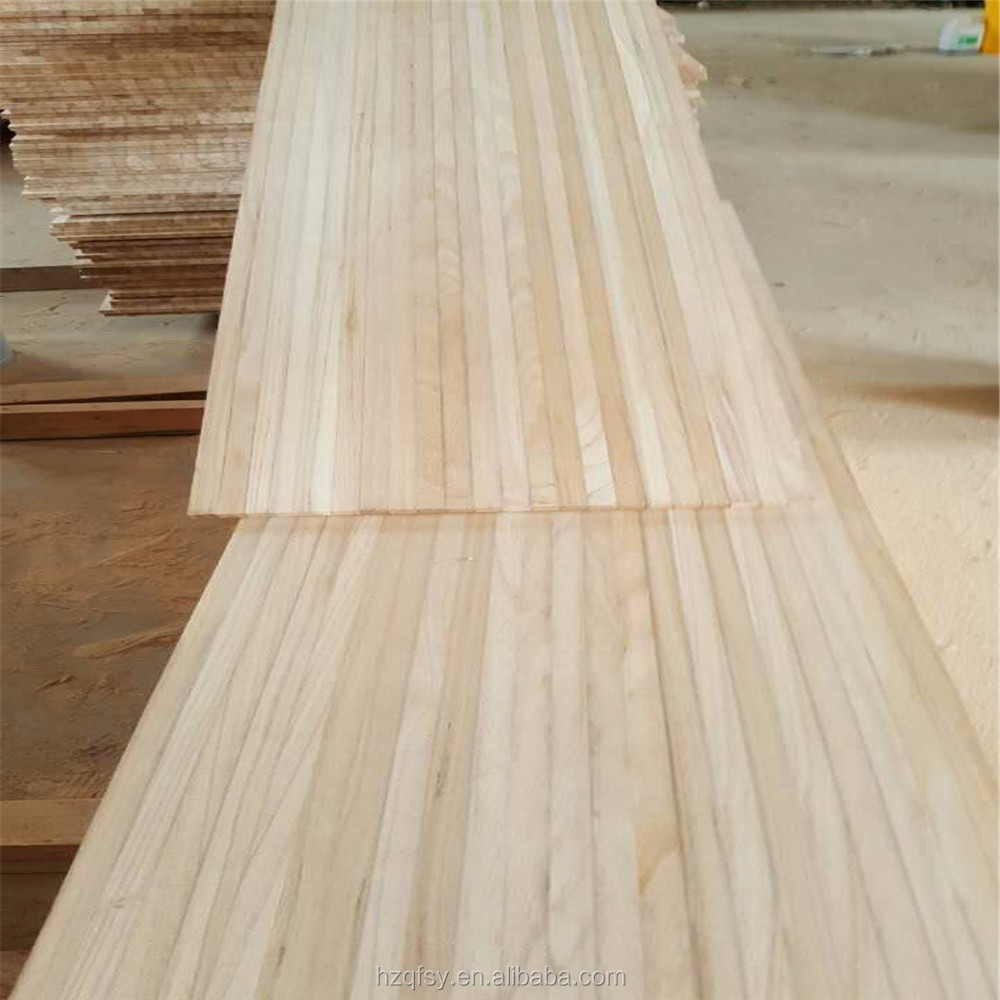 Solid Wood Core Paulownia Board For Ski And Splitboard Surfboard Customerized Size