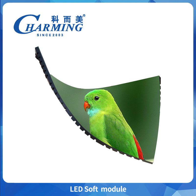 4k P2 P2.5 P3.076 Indoor Led Soft Module 400-800 High Brightness Rgb Led Flexibility Display