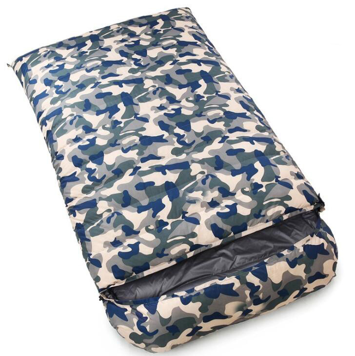 2 Person Type Waterproof Sleeping Bag Goose Down Filling For Travelling