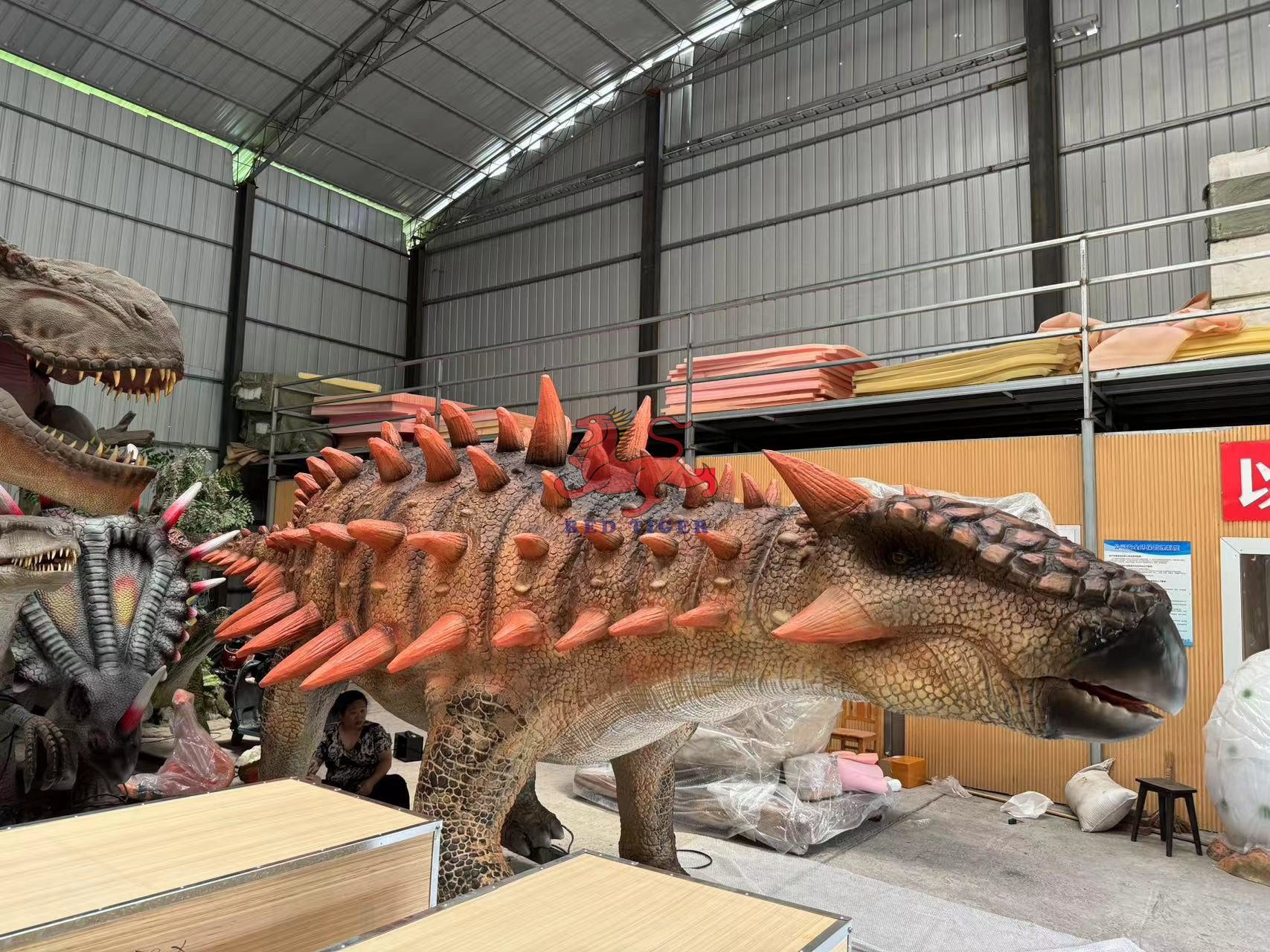 Animated Realistic Animatronic Dinosaur Ankylosaurus Dinosaurs