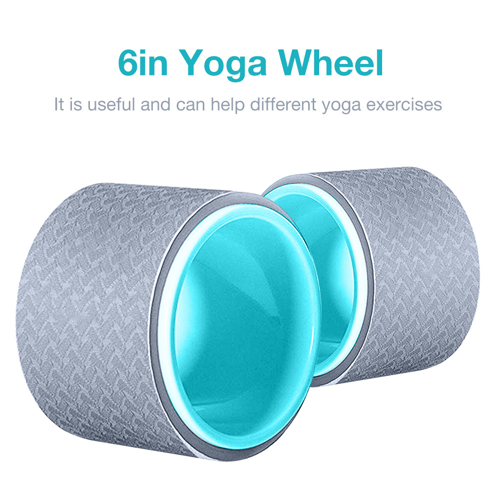 TPE yoga pilates circle , Yoga Fitness Roller Wheel Back Training Tool