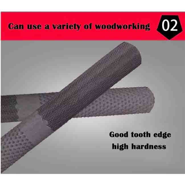 Way Wood Rasp File, Premium Grade High Carbon Hand File and Round Rasp, Half Round Flat &amp; Needle Files. Best Wood Rasp Set