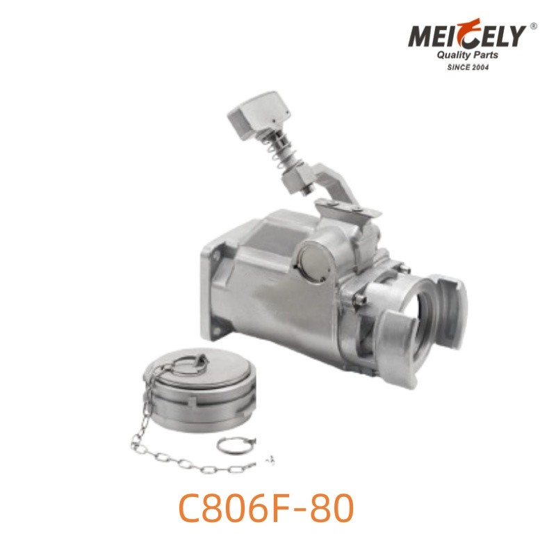 C806F-80 Heavy-Duty Industrial-Grade Discharge Faucet Valve For Tank Trucks