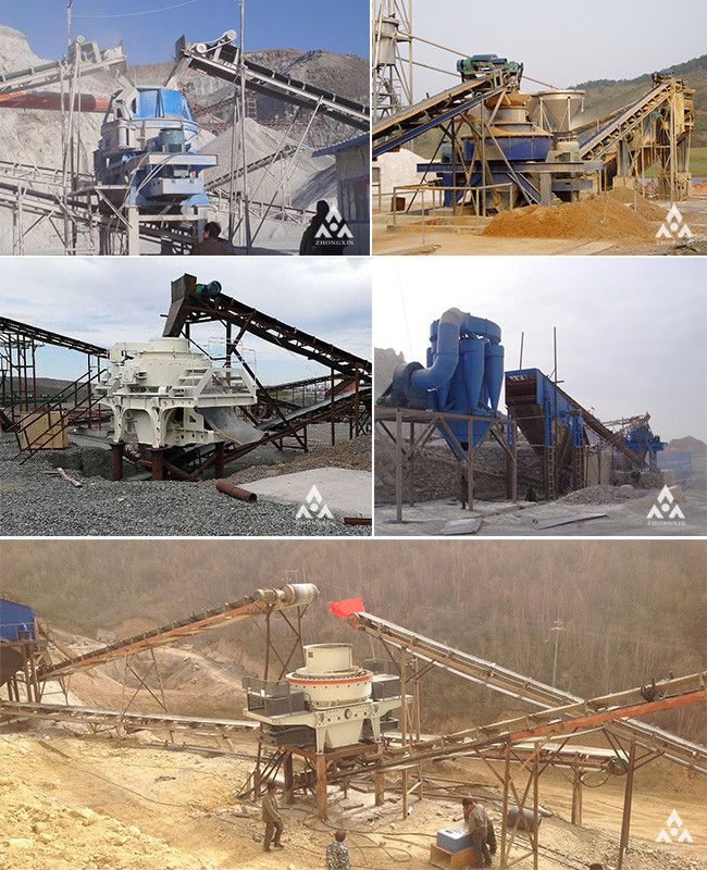 parts manual for vsi 7611 crusher from Zhongxin machinery Tertiary Crusher sand making machine