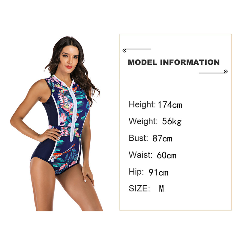 Sexy One Piece Bathing Womens Surfing Suits Waterproof Sleeveless