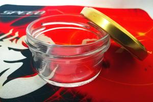 China High Transparent Glass Caviar Jar With Metal Lid wholesale