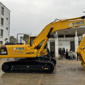 China 20 Ton Original Color Used Excavator Used Komatsu PC200 Construction Excavator wholesale
