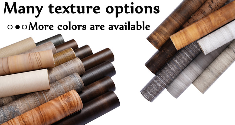 Decorative Wood Grain Lamination Film Paper Roll 0.7mm Strong Adhesion