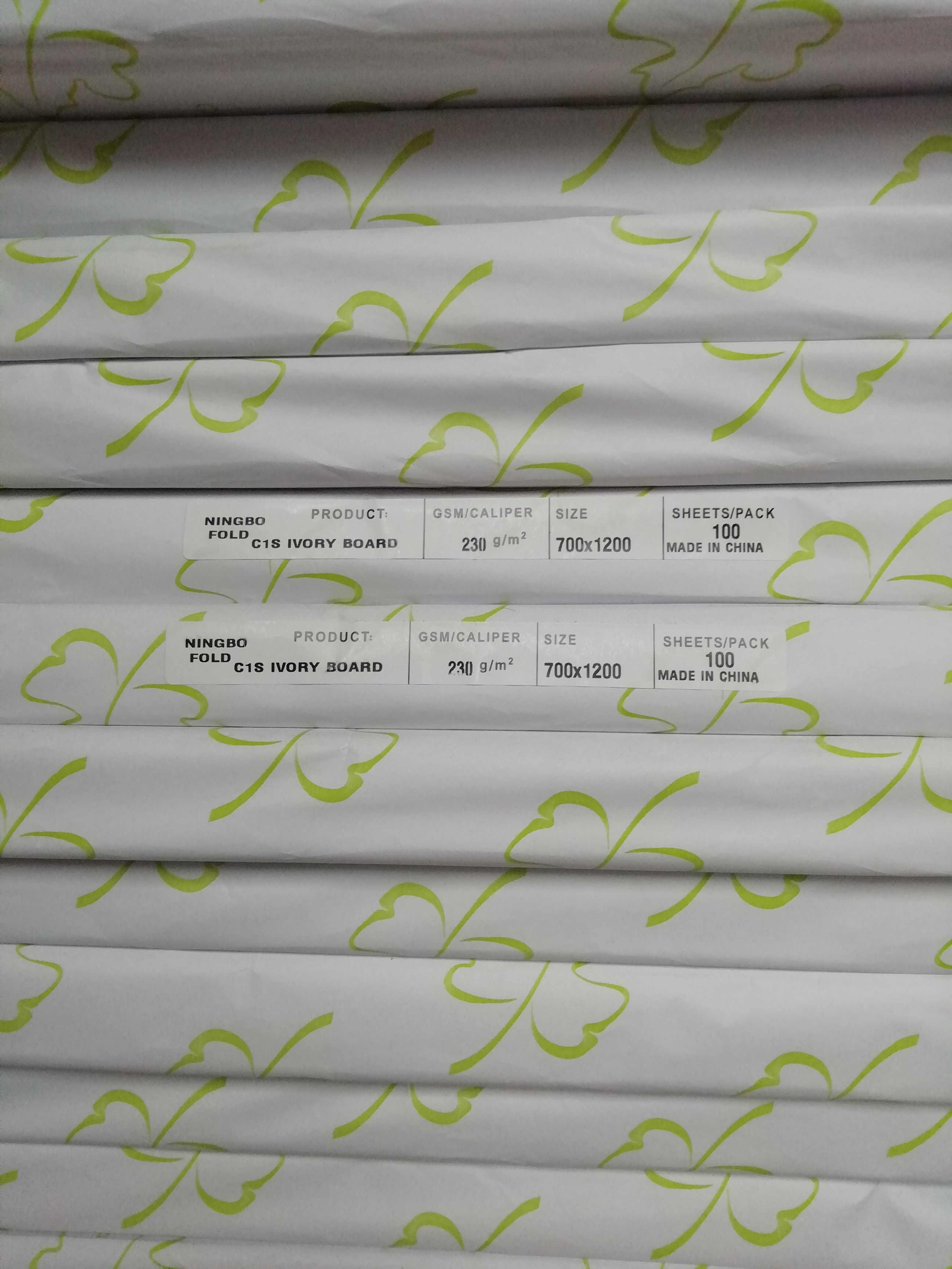 Single Side Coated FBB Ivory Board for Packaging Customizable Packaging Solution