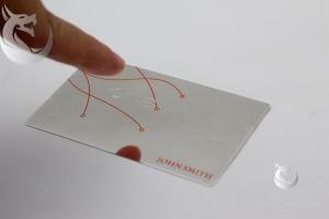 China Gold Luxury Rustic Mirror Business Cards Trendy Metal Business Cards Polished Technics wholesale