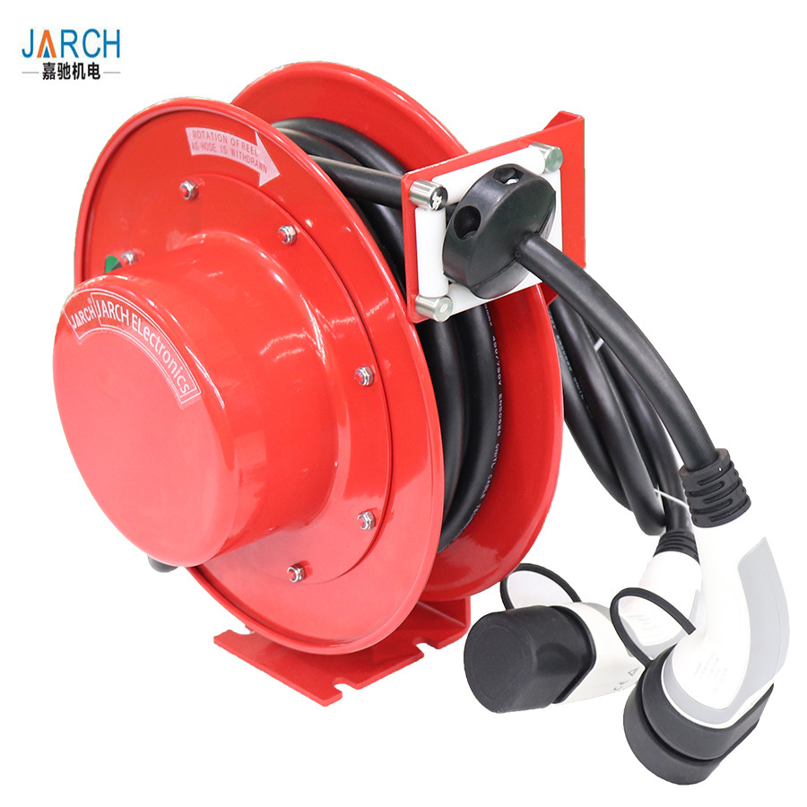 Ultra Compact Air Pipe Hose Reel Enclosed Drive Spring 7.6m Premium Duty Reel Drum Small Reel