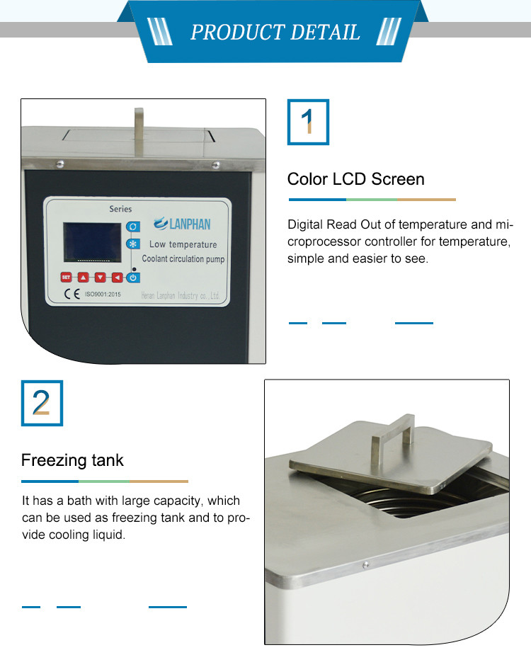 Chiller Lab Equipment Glycol Circulation Chiller machine 5L In Lab