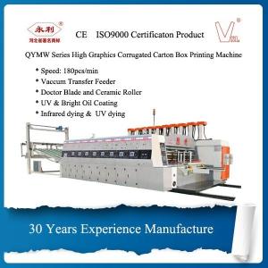China 35kw Cardboard Box Manufacturing Machine , Corrugated Box Machine 1 Year Warranty wholesale