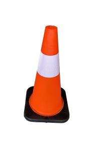 China 45cm Emergency Orange Reflective PVC Traffic Cone wholesale