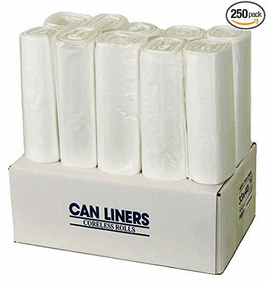 Plastic Disposable 13 Mic 50l Garbage Bags , Star Seal Clear Can Liners