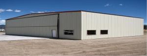 China Constructed I Beams Aircraft Hangar Buildings , Waterproof Hangarage Buildings wholesale