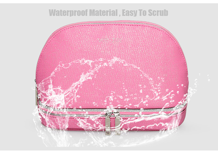 Shell Shaped Makeup Toiletry Travel Bags / Travel Makeup Pouch Easy Carry
