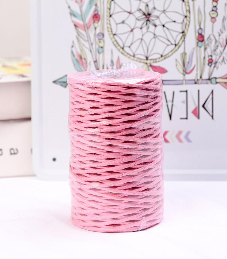 Iron Wired 2mm Paper Rope Eco DIY Twisted Paper Cord Biodegradable