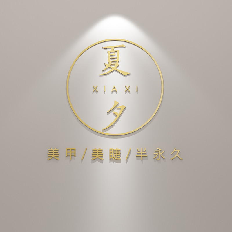 OEM Gold 3D Metal Letters Titanium Plating Easy Installation
