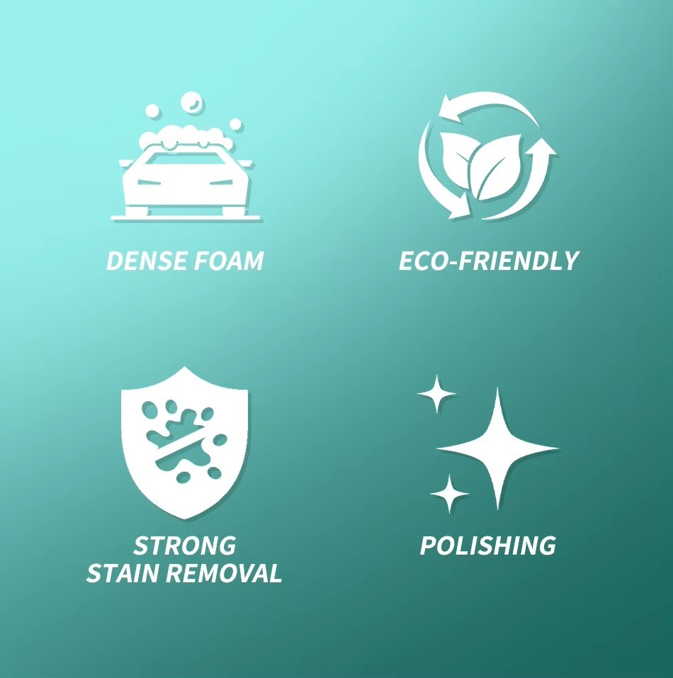 Eco Friendly Car Wash Strips Natural Biodegradable High Foam Easy Cleaning