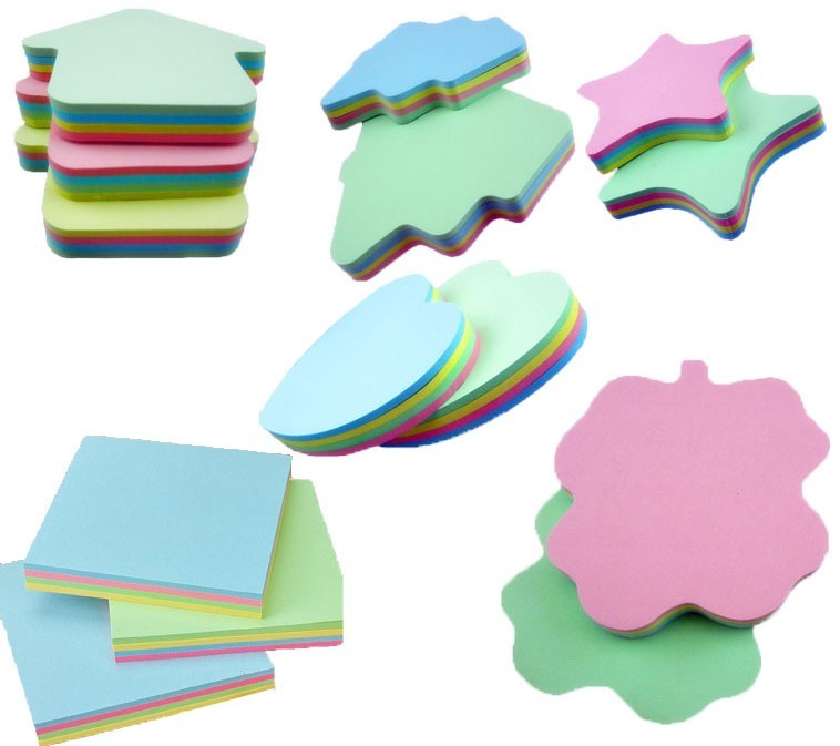 Hot Sale Colored Sticker Paper High Quality Adhesive Sticker Paper Note Sticky Notes