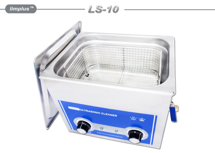 Mechanical Control Commercial Table Top Ultrasonic Cleaner For Brass SUS304 LS-10