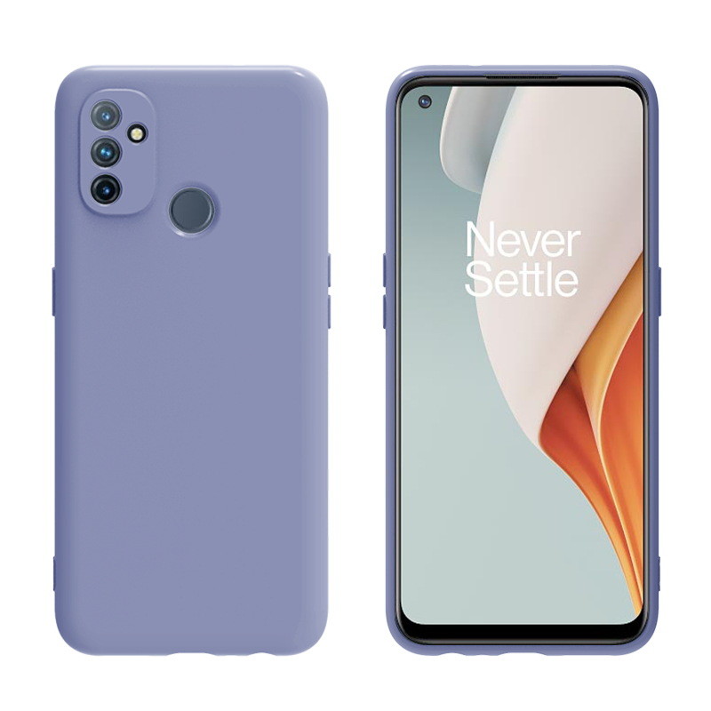 Oneplus Nord N100 Liquid Silicone Tpu Shockproof Phone Case Camera Protection Easy To Clean