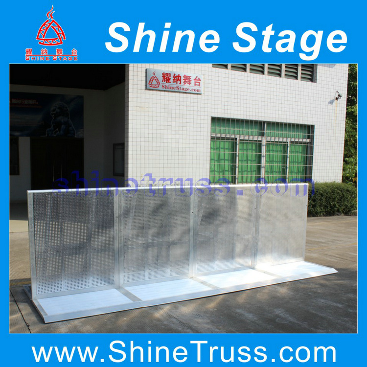 aluminum concert mojo barrier