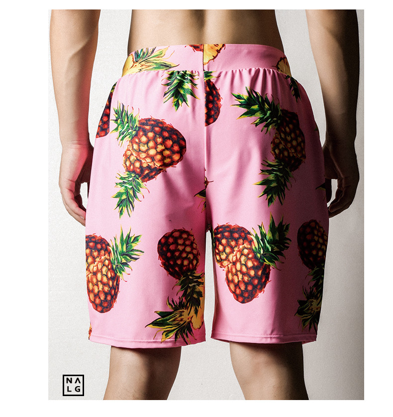 2019 Pinapple swim trunks best mens board shorts swimming trunks with shorts inside