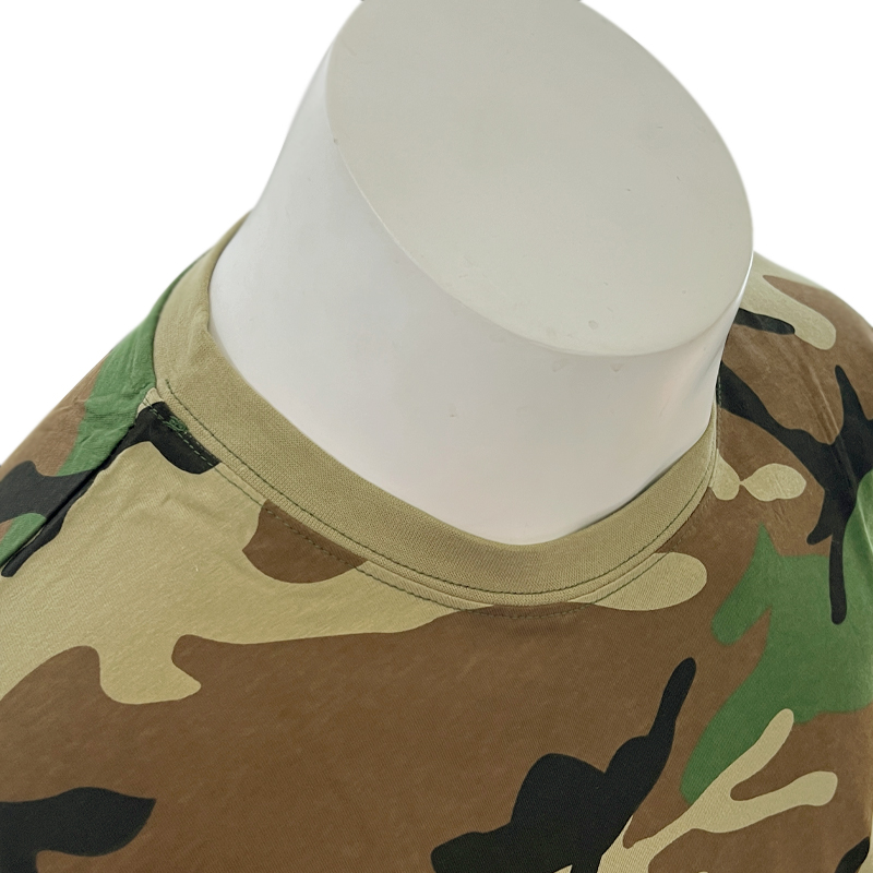 Outdoor Sport Breathable Uniform Cotton T-shirt For Training Moisture-wicking Fabric
