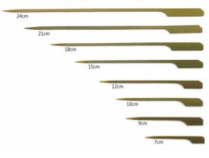 China Disposable Green Food Bamboo Paddle Picks For Cocktail Party 7cm/9cm/12cm/15cm/18cm wholesale