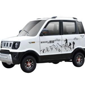 China Cars Electric 4 Wheel ElectricVehicle With Air Conditioner Family Used Electric Mini Truck Rickshaw Electric Tricycle wholesale