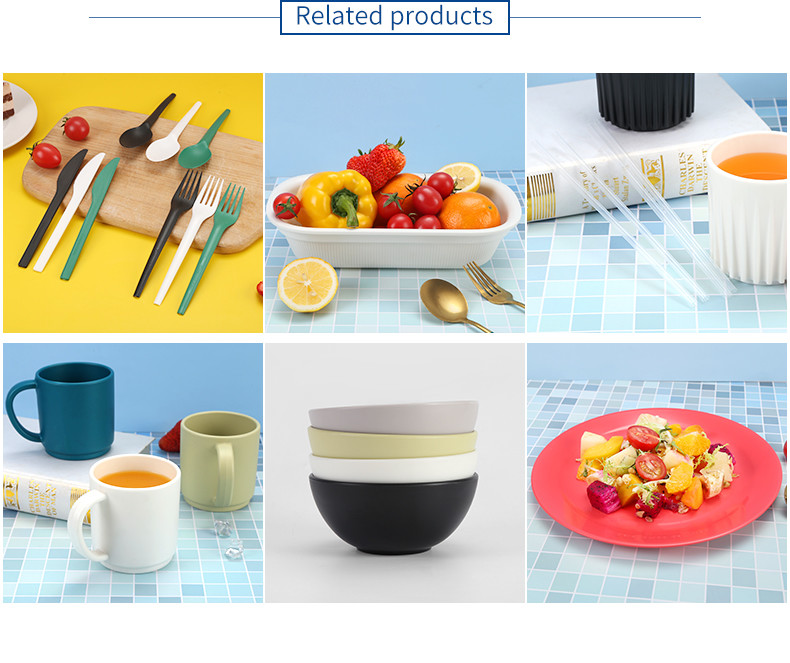 Disposable Plastic Eco Friendly Cornstarch Cutlery OEM ODM