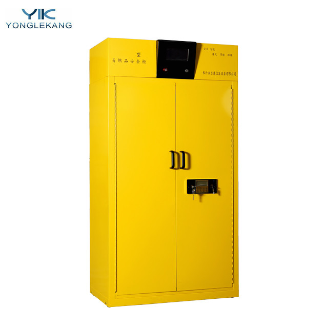 Biological Stainless Steel Lab Flammable Liquid Chemical Safety Cabinet Fireproof
