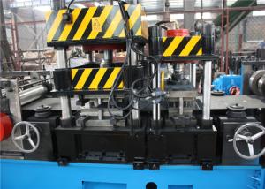 China Bearing Steel Highway Guardrail Roll Forming Machine , 50HZ Steel Roll Forming Machine wholesale