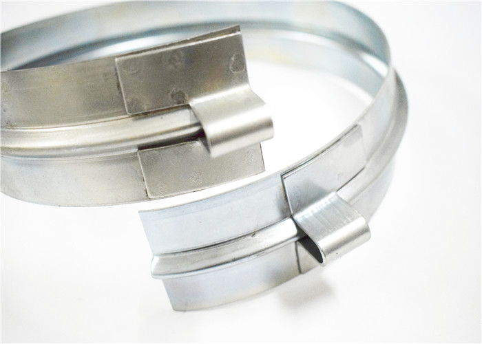 Galvanized Steel 800mm Wide Pipe Clamp For Ductwork System